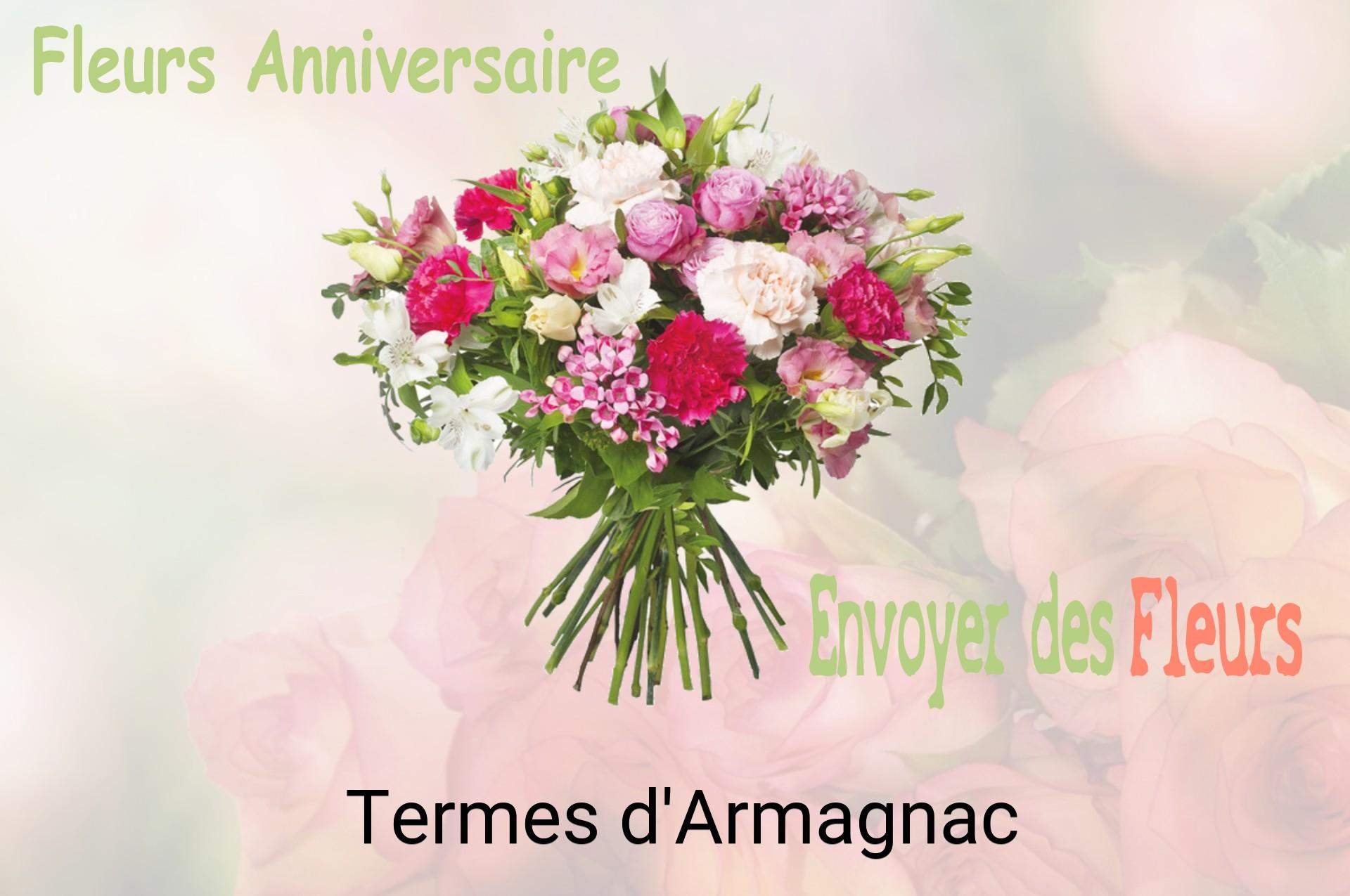 Bouquet de fleurs d’anniversaire livré à Termes-d'Armagnac