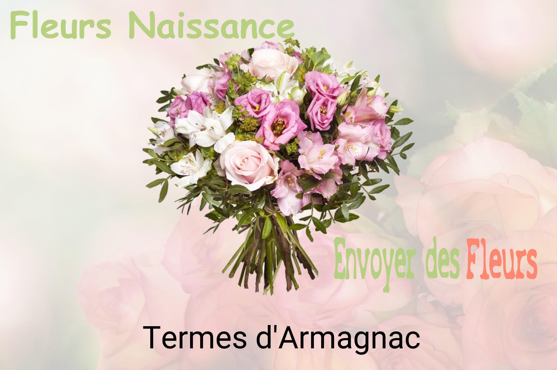 Bouquet de fleurs de naissance livré à Termes-d'Armagnac